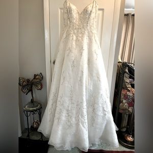Stephan Yearick beaded wedding gown
